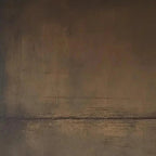 Liam O'Connell Umber Abstract Landscape: Earthy tones in minimalist art. Vertical canvas artwork, perfect for home.
