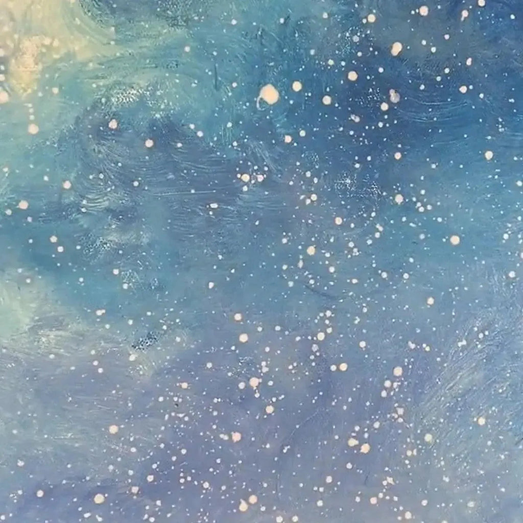 CELESTIAL DREAMSCAPE: Panoramic Starry Night Sky Milky Way Canvas