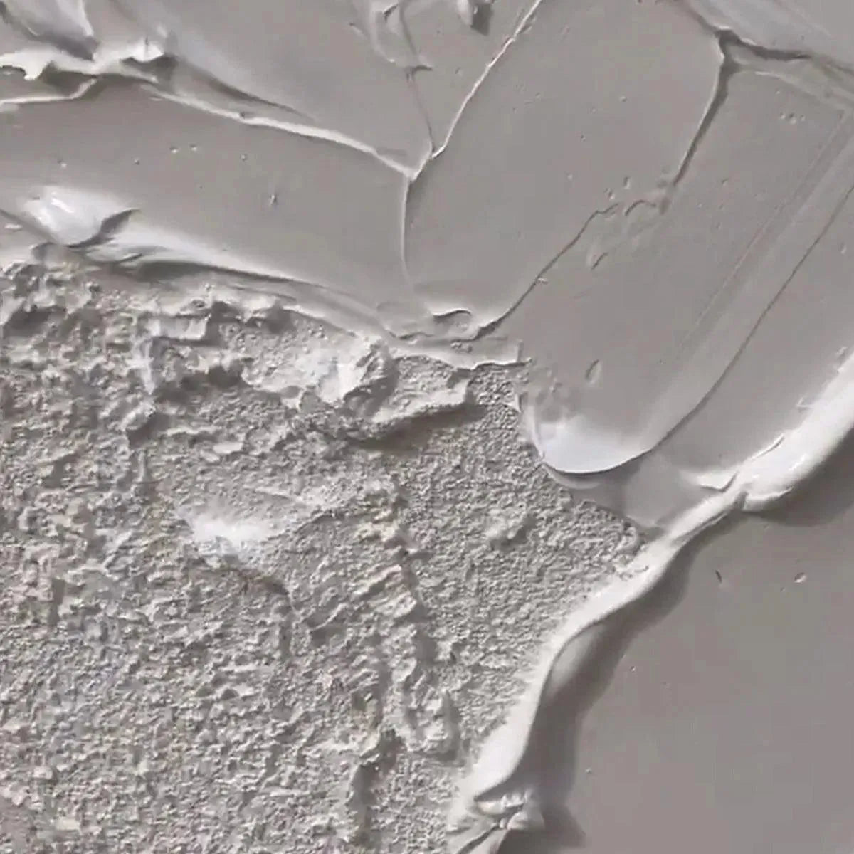 WHITE TEXTURE: Heavy Impasto Pure White Serene Purity Canvas