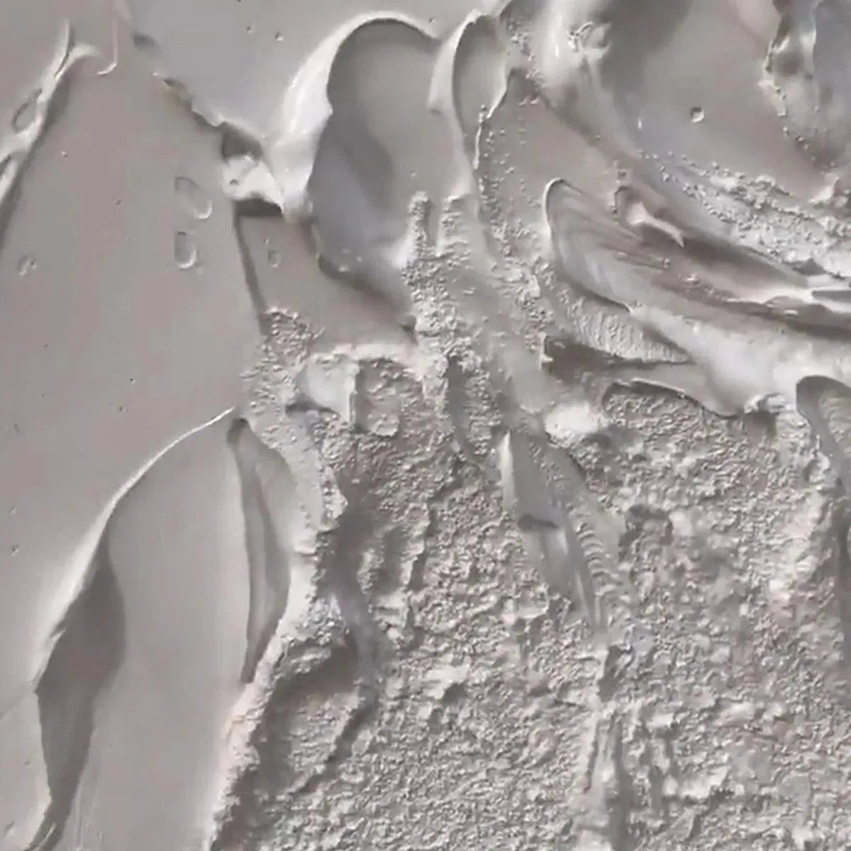 WHITE TEXTURE: Heavy Impasto Pure White Serene Purity Canvas