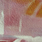 BLUSHING DAWN: Textured Minimalist Wall Art Neutral Pink Canvas