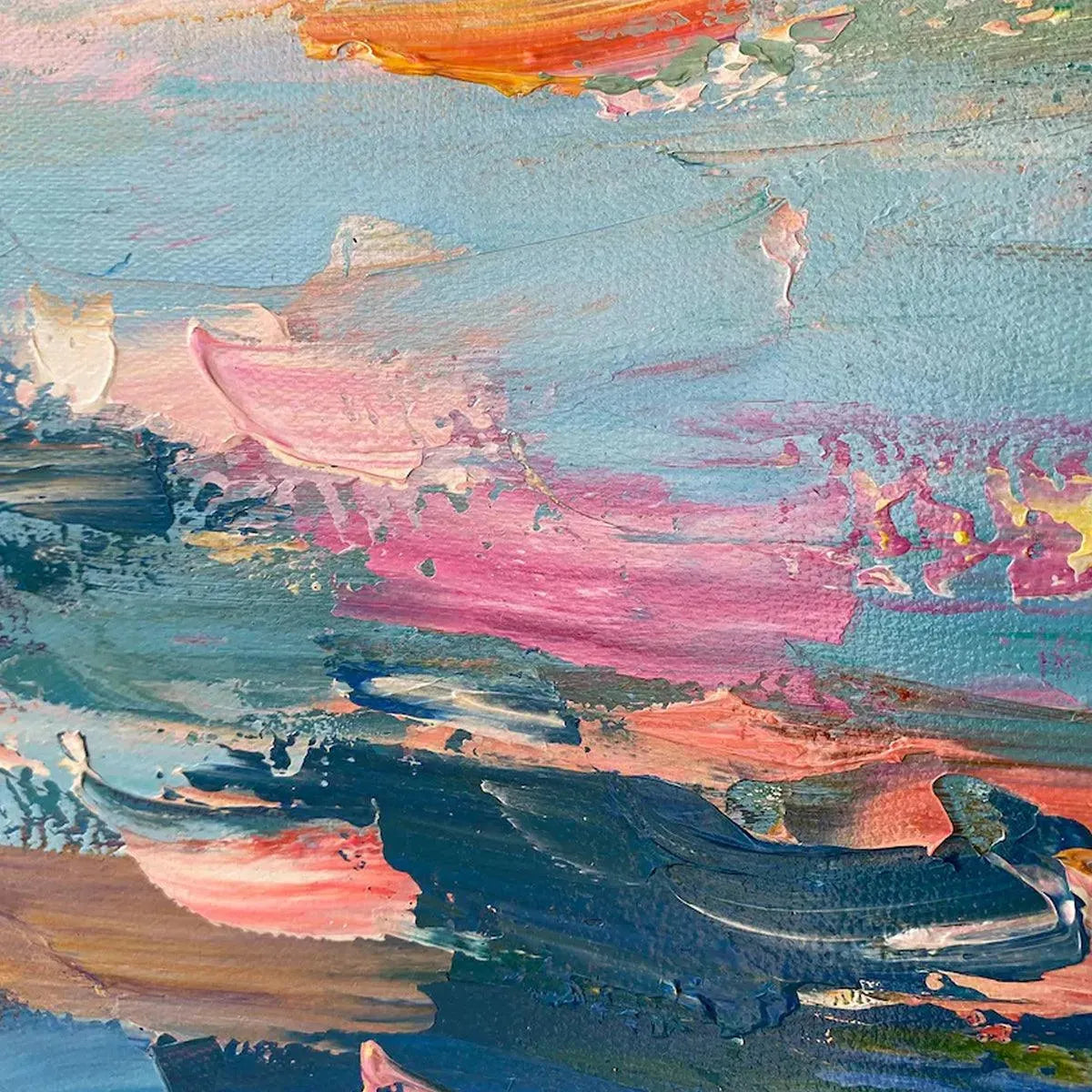 SAILING AT SUNSET: Textured Sailboats Gliding Tranquil Sea Vibrant Canvas