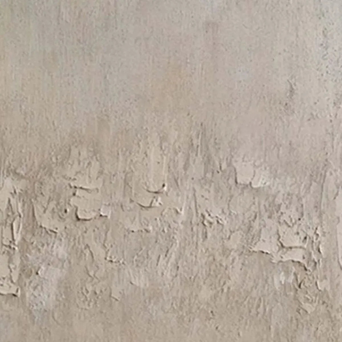 Textured beige abstract painting by Javier Ramirez, modern square wall art for home decor. Minimalist, neutral color palette