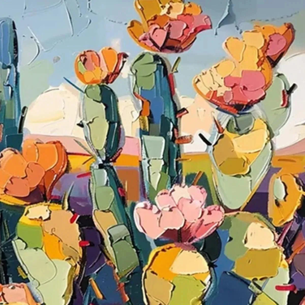 DESERT BLOOM: Prickly Plants Warm Wonder Wall Art