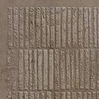 Javier Ramirez's TEXTURED BROWN GRID painting, minimalist brown textured grid pattern, modern wall art, earth tone color.