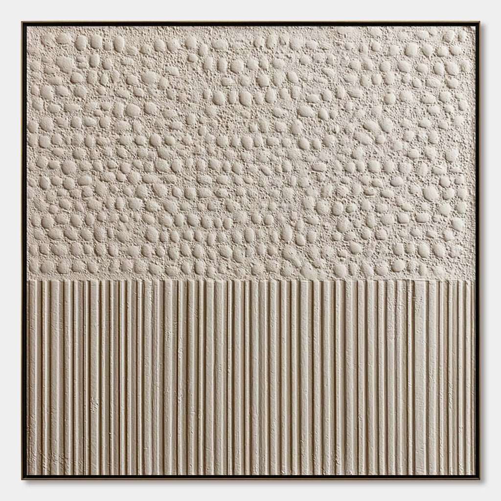 ZENITH: Textured Wabi-Sabi Minimalist Abstract Wall Art