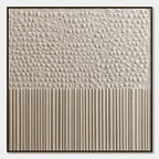ZENITH: Textured Wabi-Sabi Minimalist Abstract Wall Art