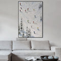 ALPINE MOTION: Ski Wall Art Canvas