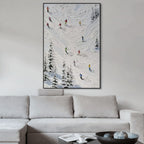 ALPINE MOTION: Ski Wall Art Canvas