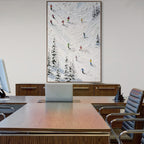 ALPINE MOTION: Ski Wall Art Canvas