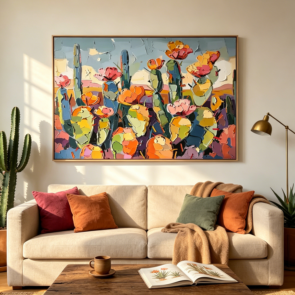 DESERT BLOOM: Prickly Plants Warm Wonder Wall Art