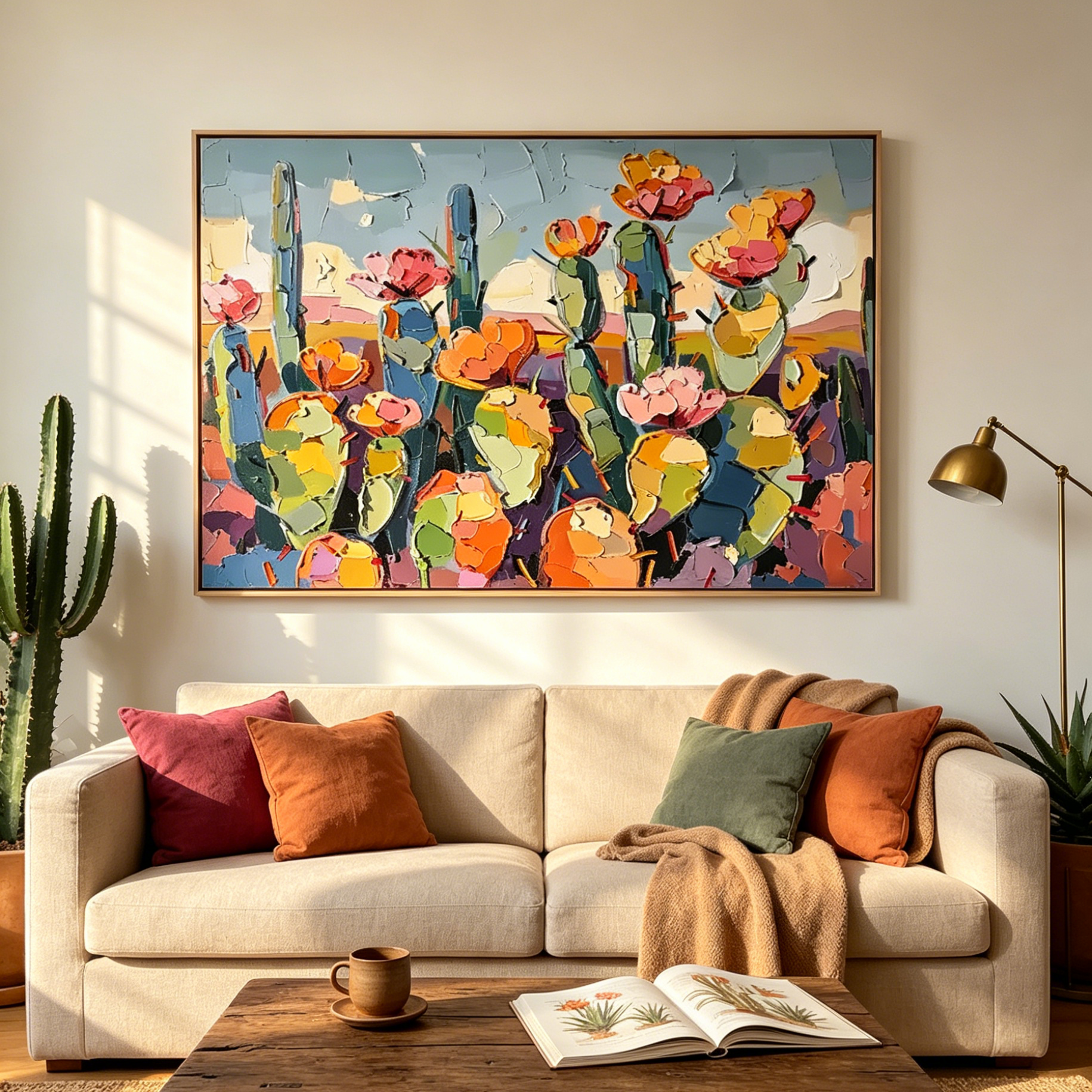 DESERT BLOOM: Prickly Plants Warm Wonder Wall Art