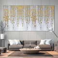 GOLDEN RAIN: Cascading Gold Blossoms Canvas