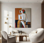 FIGURES: Abstract Couple Wall Art Canvas