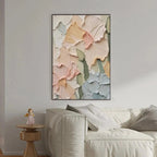 PASTEL PETALS: Soft Floral Wall Art Canvas