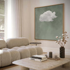 SERENE CLOUD: Minimalist Cloud Wall Art Canvas