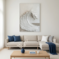 SURGE: Textured Ocean Wave Wall Art