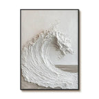 SURGE: Textured Ocean Wave Wall Art
