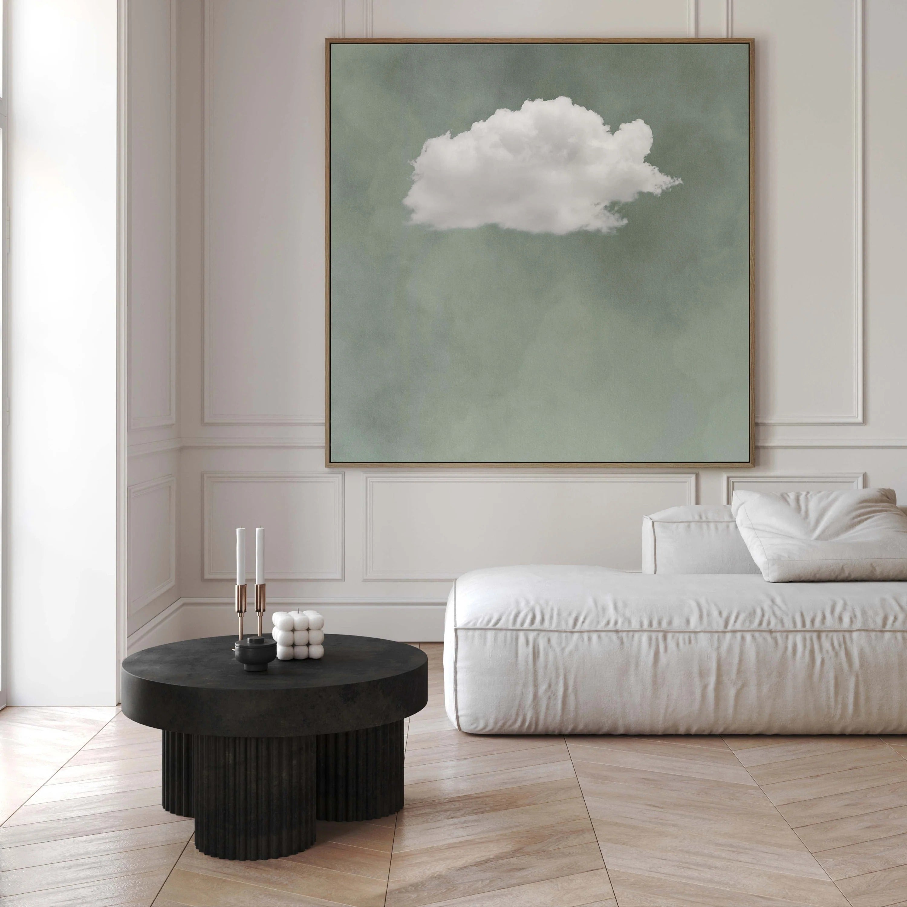 SERENE CLOUD: Minimalist Cloud Wall Art Canvas