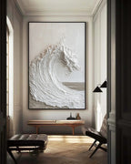 SURGE: Textured Ocean Wave Wall Art