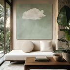 SERENE CLOUD: Minimalist Cloud Wall Art Canvas