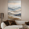WHISPERING RIDGES: Textured Mountain Wall Art
