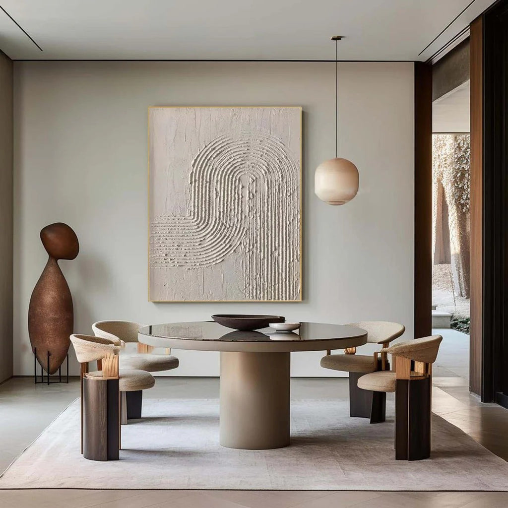 IMPRINT CANVAS: Minimalist Textured Wall Art