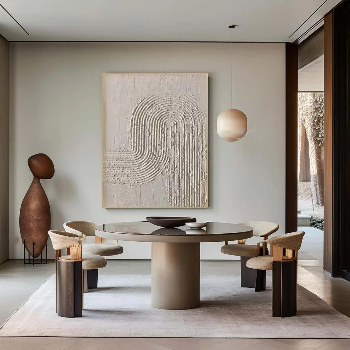 IMPRINT CANVAS: Minimalist Textured Wall Art