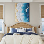 OCEAN EDGE: Textured Beach And Ocean Wall Art