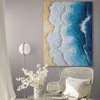 OCEAN EDGE: Textured Beach And Ocean Wall Art