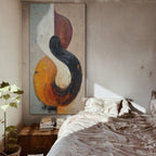 INTERTWINE: Wabi Sabi Abstract Figure Painting with Textured Modern Style