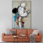 KINETIC FORM: Expressive Abstract Figure Art Wild Lines Bold Color Burst
