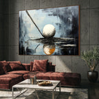 STROKE OF GENIUS: Textured Golf Still Life Painting with Focus and Precision