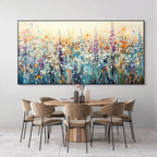 WILD MEADOW: Impasto Vibrant Wildflower Field Canva