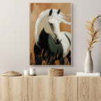 WINDWHISPER: Horse Wall Art Rustic Animal Canvas