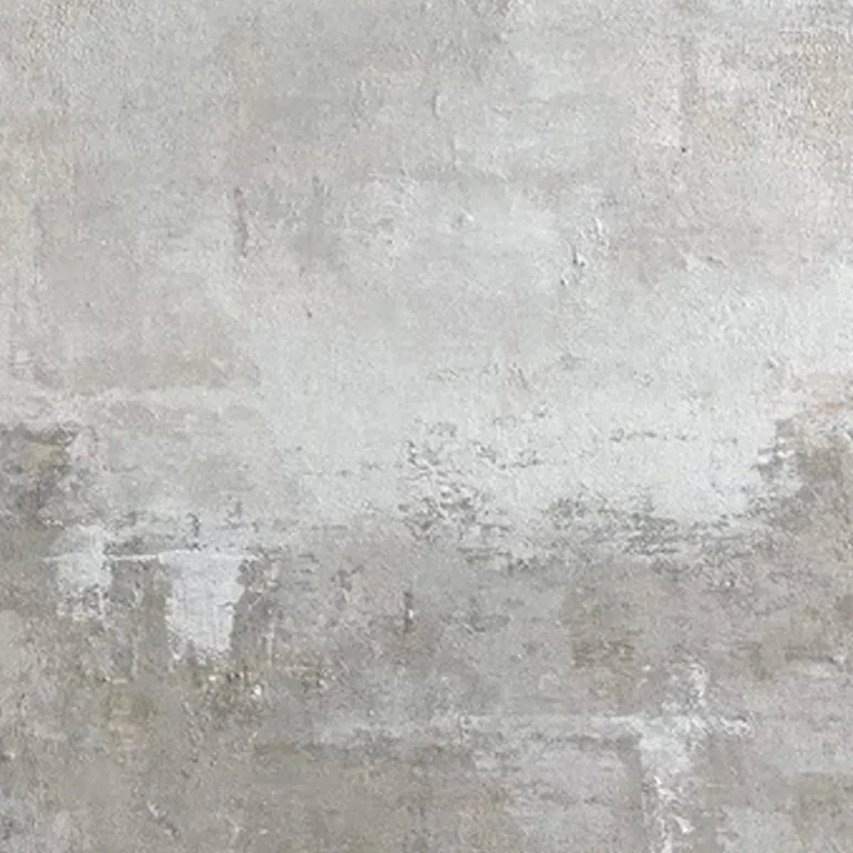Grey abstract diptych by Javier Ramirez. Vertical wall art set of two featuring textured grey layers, minimalist home decor.