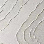 Abstract white textured lines on canvas diptych by Isabella Rossi. Modern wall art for living room, ready to hang.