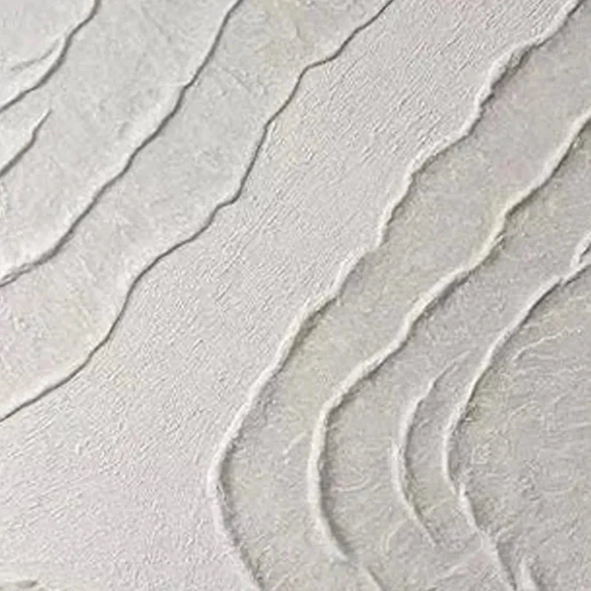 Abstract white textured lines on canvas diptych by Isabella Rossi. Modern wall art for living room, ready to hang.