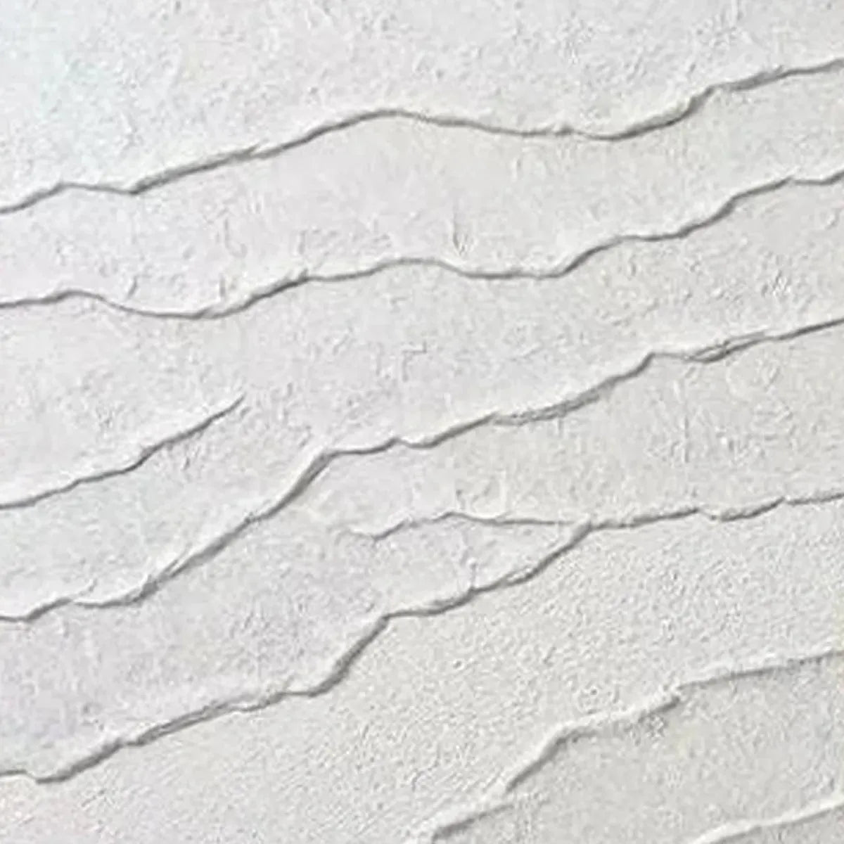 White Textured Lines Diptych: Abstract textured white lines on canvas, ready to hang. Modern art by Isabella Rossi.