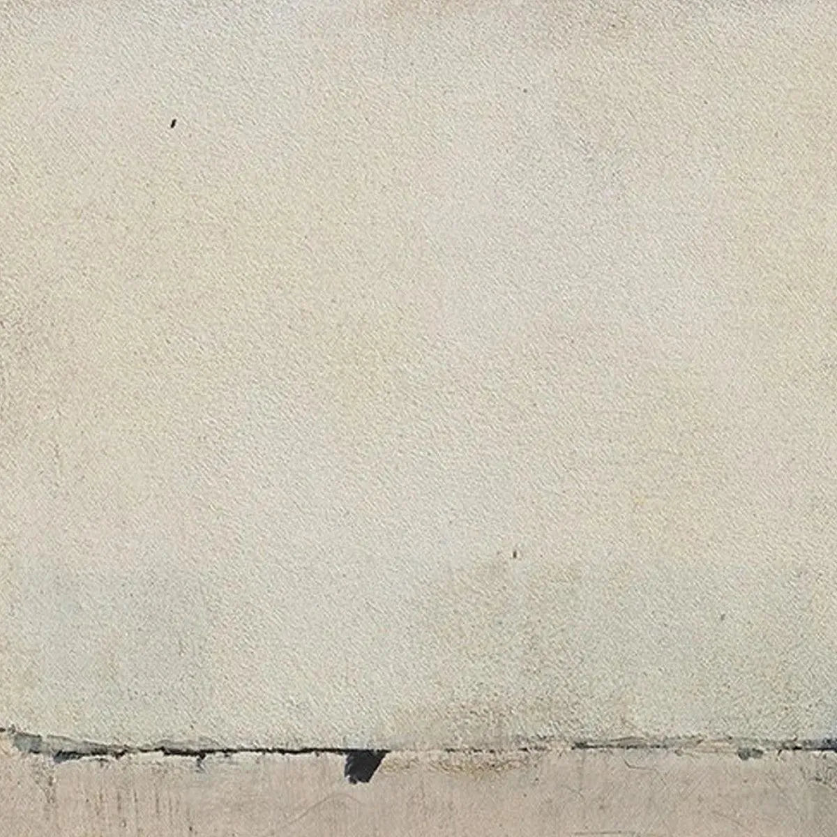 Minimalist Earthscape by Javier Ramirez: Vertical abstract painting, neutral tones, textured canvas, modern wall art.